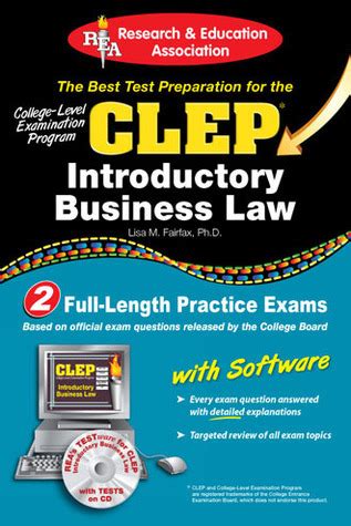 clep® introductory business law with cd clep test preparation Doc