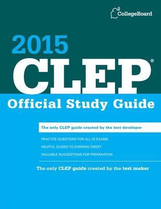 clep official study guide 2015 PDF