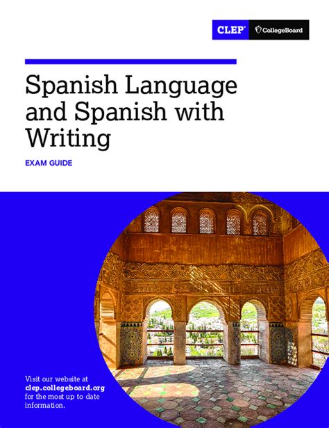 clep spanish language examination guide PDF