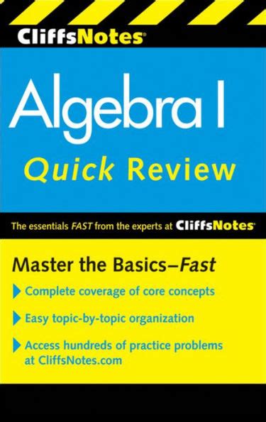cliffsnotes algebra i quick review 2nd edition cliffs quick review Reader