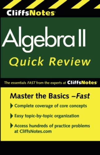 cliffsnotes algebra ii quick review 2nd edition Reader