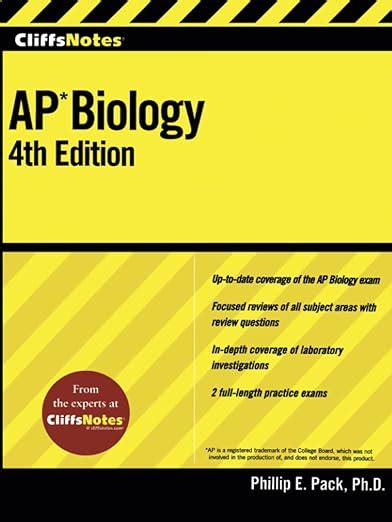 cliffsnotes ap biology fourth edition cliffs ap biology PDF