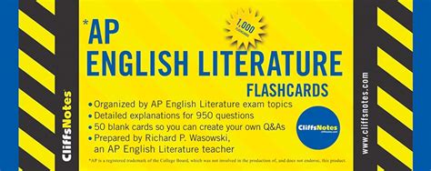 cliffsnotes ap english literature flashcards Reader