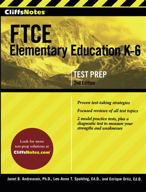 cliffsnotes ftce elementary education k 6 2nd edition PDF