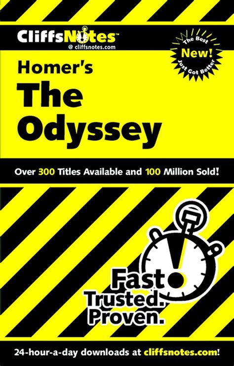 cliffsnotes on homers odyssey cliffsnotes literature guides Reader