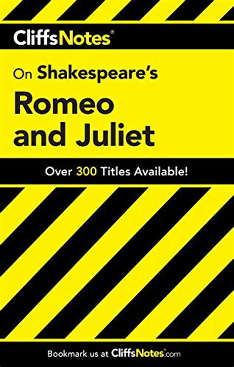 cliffsnotes on shakespeares romeo and juliet cliffsnotes literature Epub