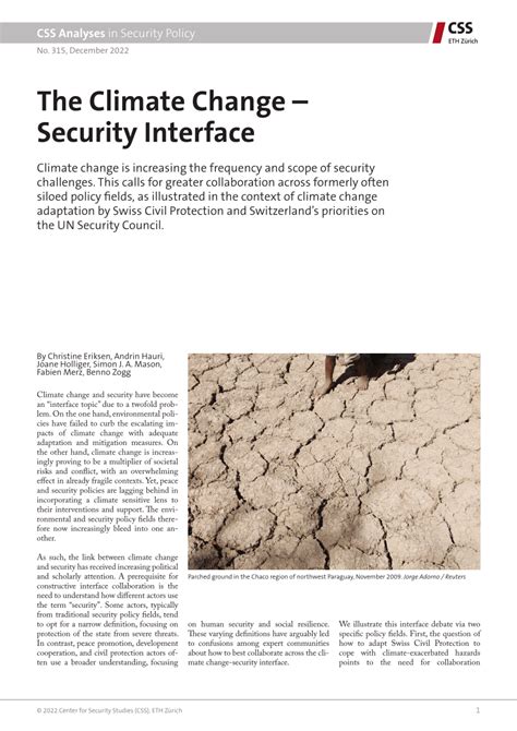 climate change as security risk book pdf Epub