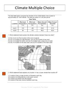 climate review multiple choice Doc