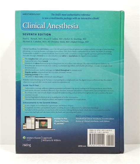 clinical anesthesia barash 7 edition Reader