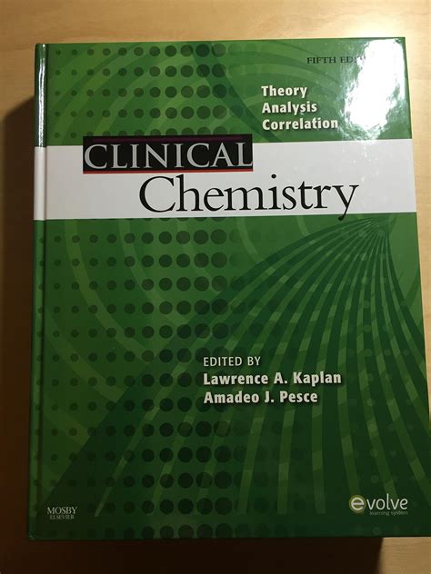 clinical chemistry theory analysis correlation 5th revised edition Kindle Editon