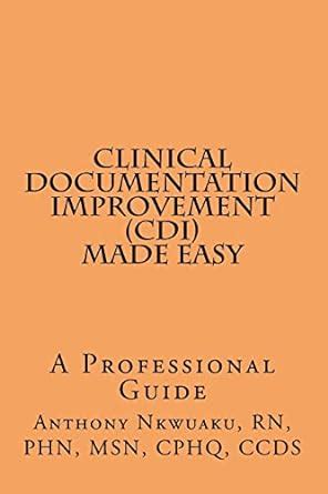 clinical documentation improvement made easy Kindle Editon