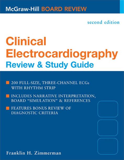 clinical electrocardiography review and study guide second edition Kindle Editon