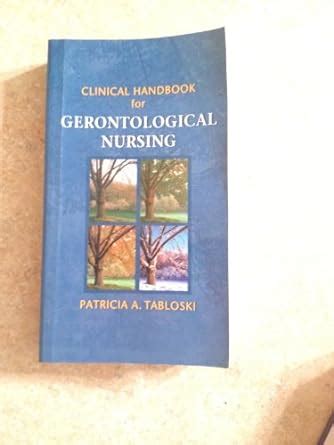 clinical handbook for gerontological nursing PDF