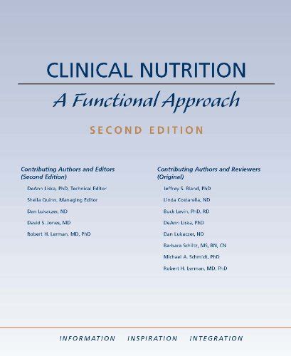 clinical nutrition a functional approach Reader