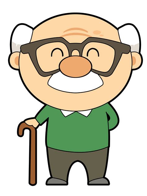 clip art old man