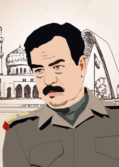 clipart of saddam hussein