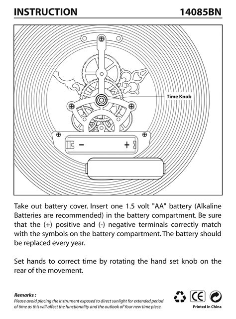 clock instructions for model number 99414 fc infiniti Doc