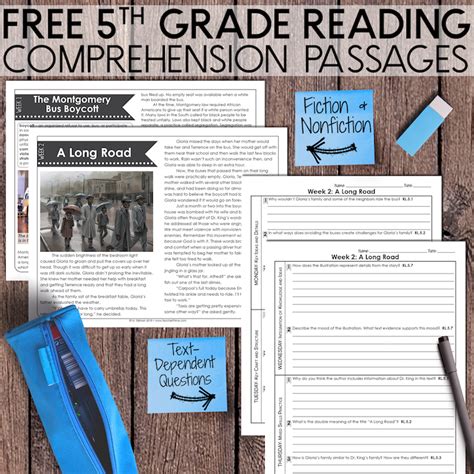 close passages for fifth grade Doc