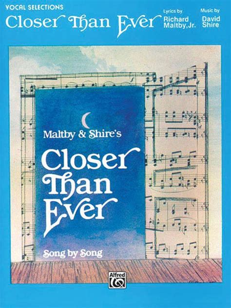 closer than ever vocal score pvg Doc