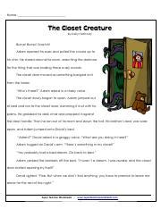 closet creature by kelly hashway answer key Ebook Reader