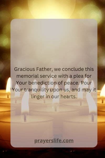 closing for prayers memorial services Epub