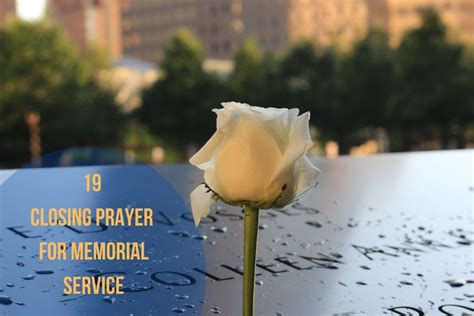 closing prayer for memorial service Epub