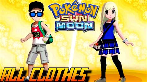 clothes in pokemon sun and moon