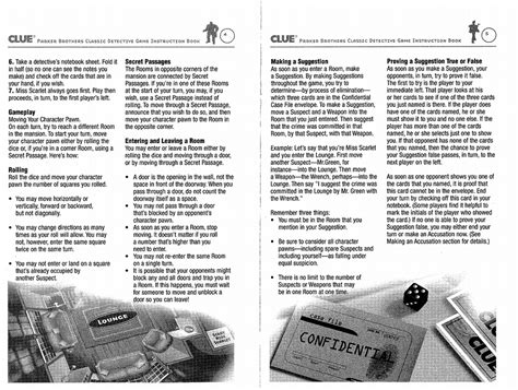 clue board game instructions Kindle Editon