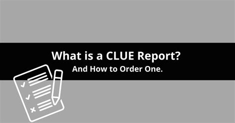 clue report insurance