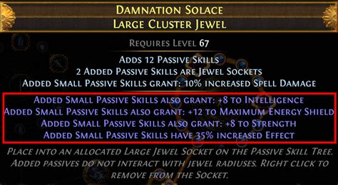 cluster jewel modifiers poe