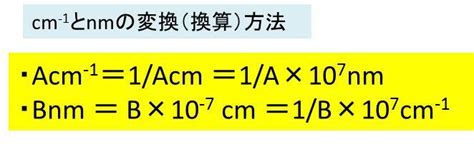 cm 1 nm