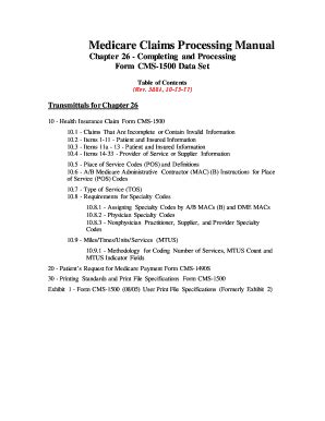 cms claims processing guidelines Doc