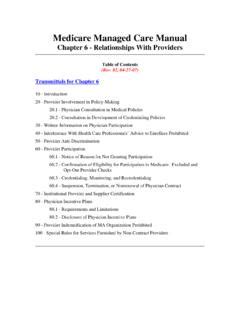 cms managed care manual PDF