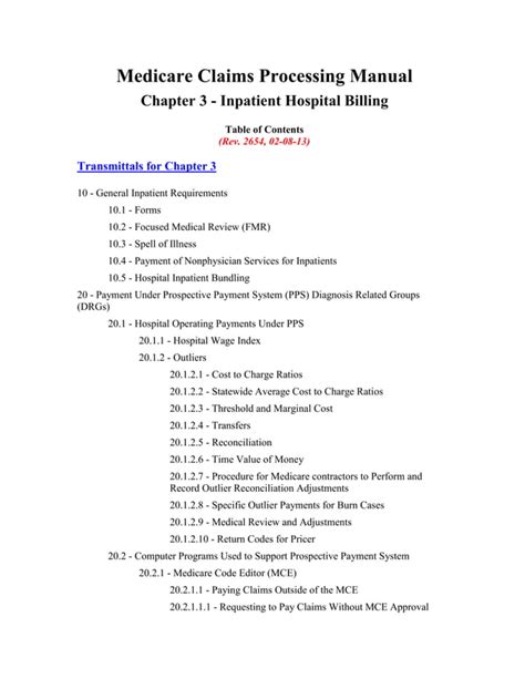 cms medicare claims processing manual chapter 12 Doc