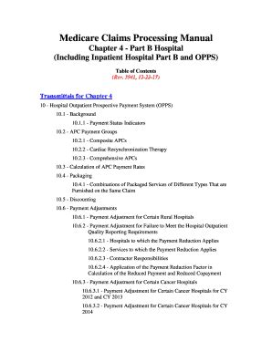 cms medicare claims processing manual chapter 4 Doc