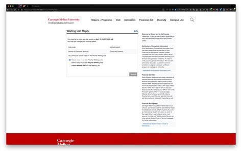 cmu waitlist 2028