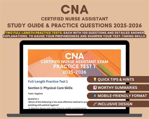 cna study guide certification exam PDF