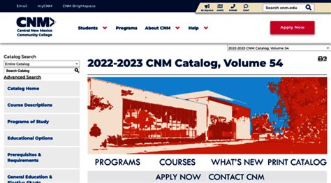 cnm course catalog