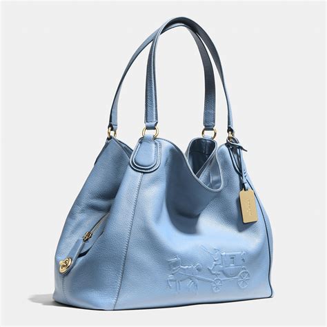 coach blue purse