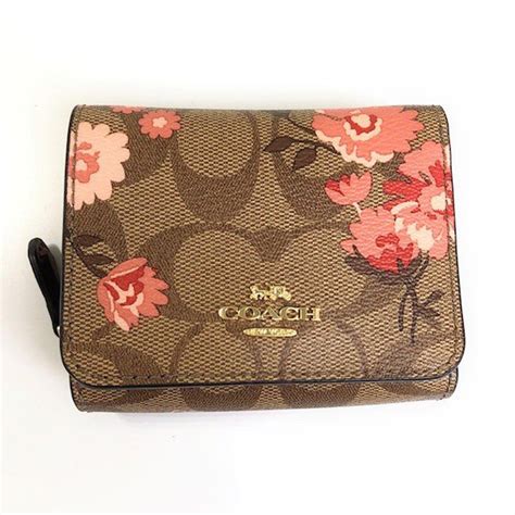 coach flower wallet