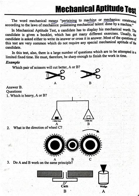 coal mining mechanical aptitude test Kindle Editon