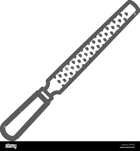 coarse form of file used for rough shaping