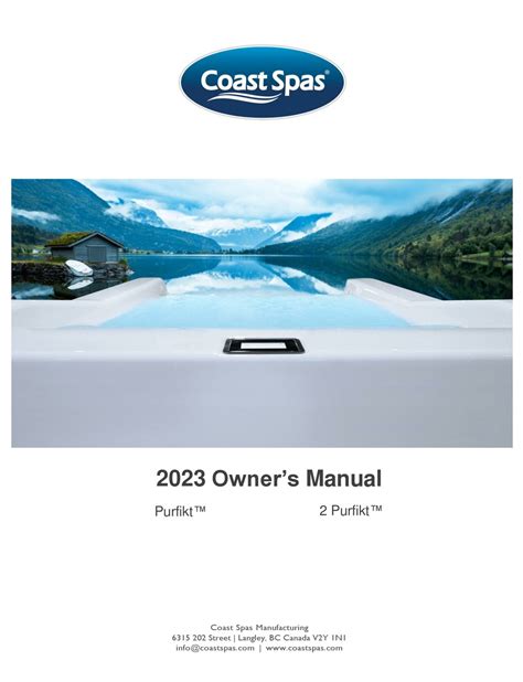 coast spas owners manual Doc