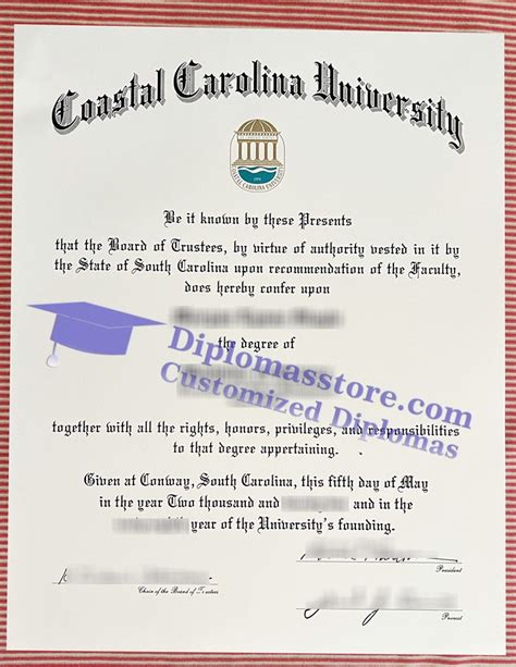 coastal carolina university degrees