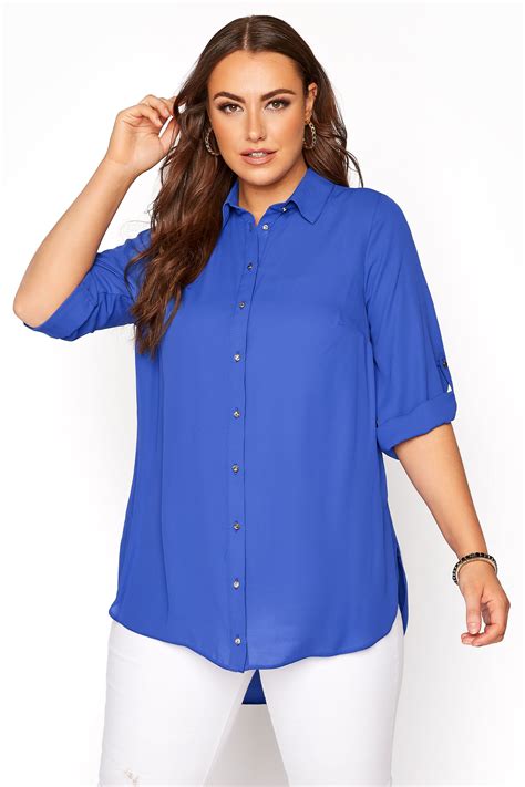 cobalt blue shirts for women