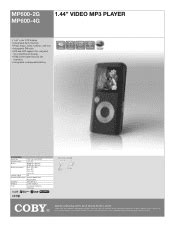 coby mp600 user manual Doc