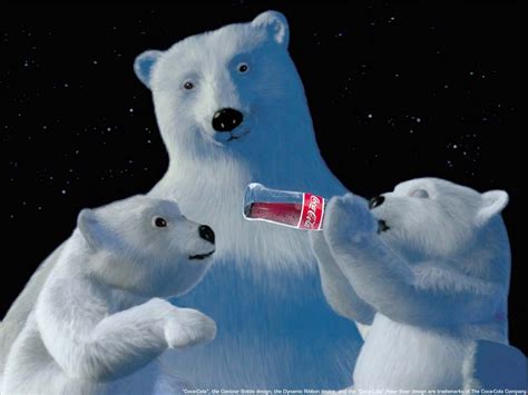 coca cola polar bear