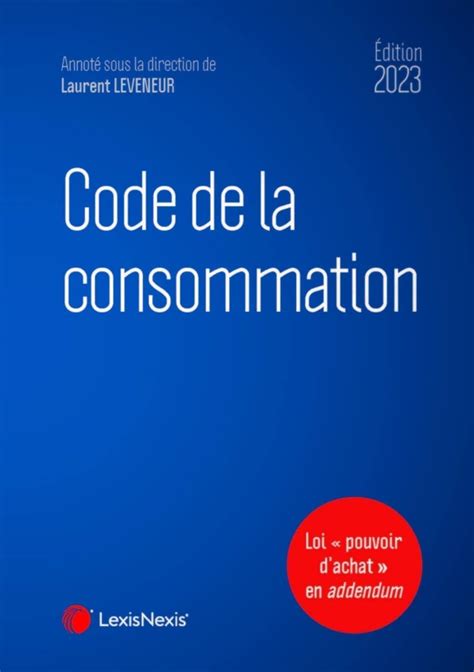 code consommation 2016 laurence leveneur Reader