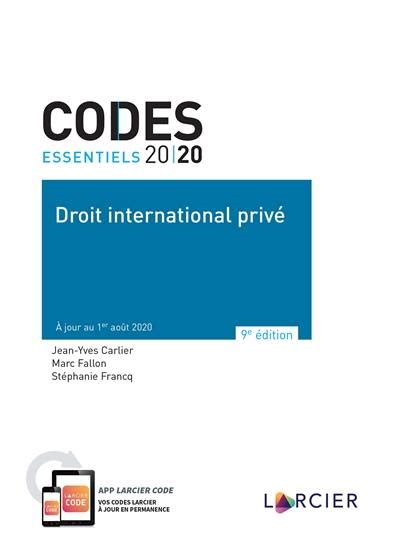 code droit international priv fran ais Kindle Editon