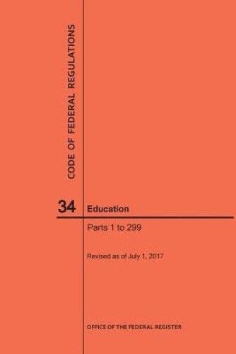 code federal regulations title education PDF